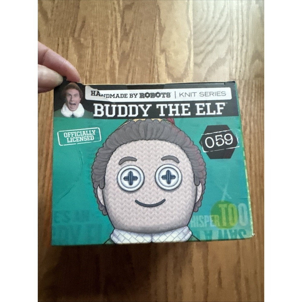 Buddy The Elf Knit Series Handmade By‎ Robots #059 Collectible Christmas - Picture 5 of 6